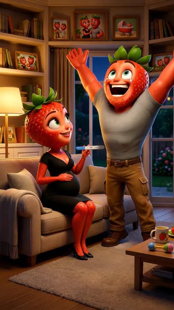 Strawberry and Banana meme game scene 3 from Love Story