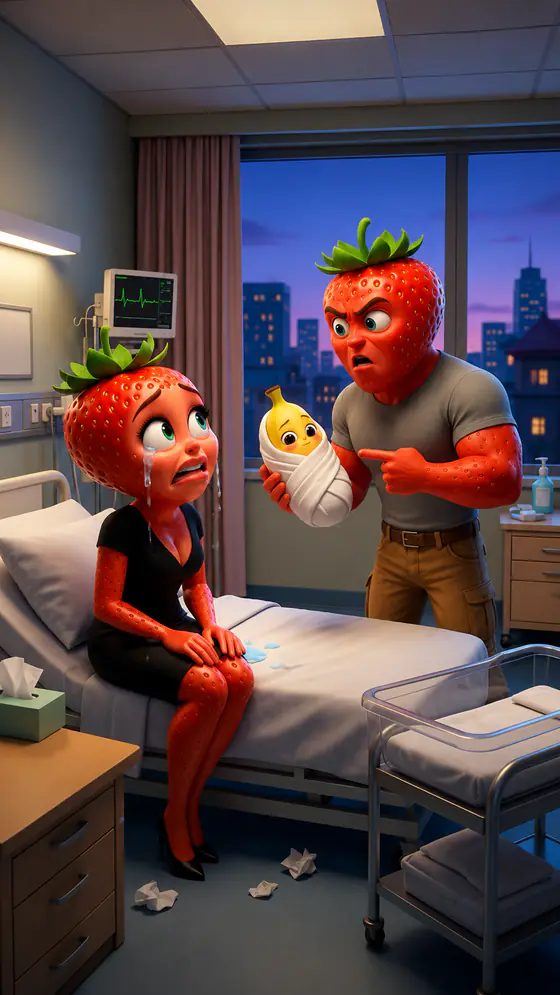 Strawberry and Banana meme game scene 5 from Love Story