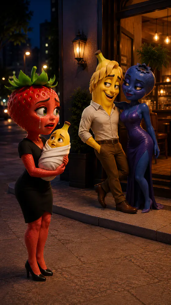 Strawberry and Banana meme game scene 7 from Love Story
