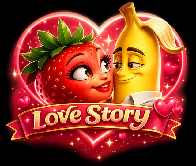 Strawberry and Banana characters — romantic visual novel and meme game